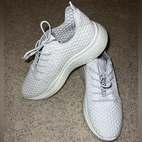 ECCO Womens Therap Gray Textured Athletic Training Lace Shoes Sneakers 8-8.5 - Picture 8 of 10